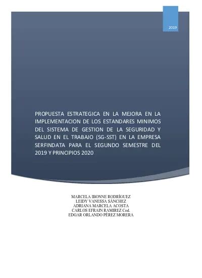 politica sst metalmecanica|Propuesta Estratégica de Mejora en la Implementación de los.